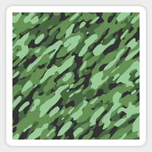 Dark sea green Camouflage Sticker